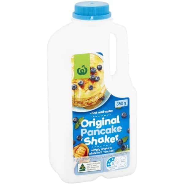 woolworths original pancake shaker 350g