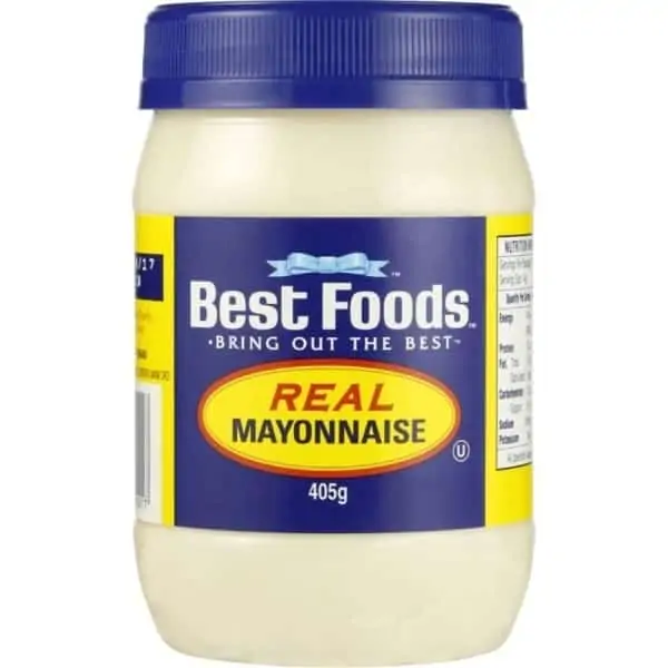 best foods real mayonnaise 405g