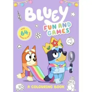bluey fun and games a colouring book