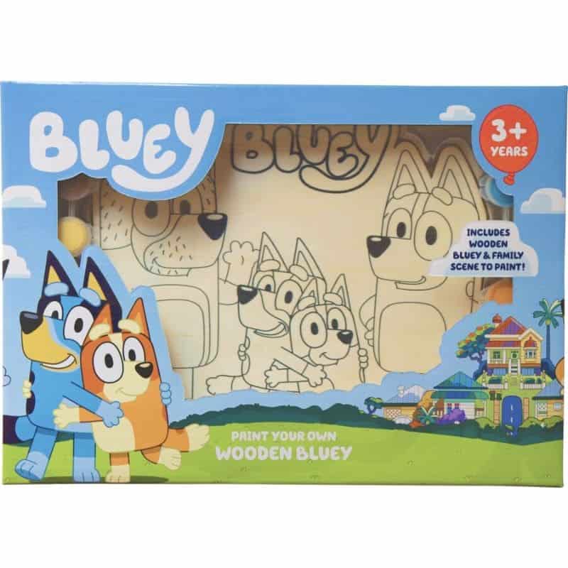Buy Bluey Paint Your Own Wooden Bluey Set Online | Worldwide Delivery ...