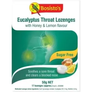 bosistos eucalyptus drops sugar free 50g