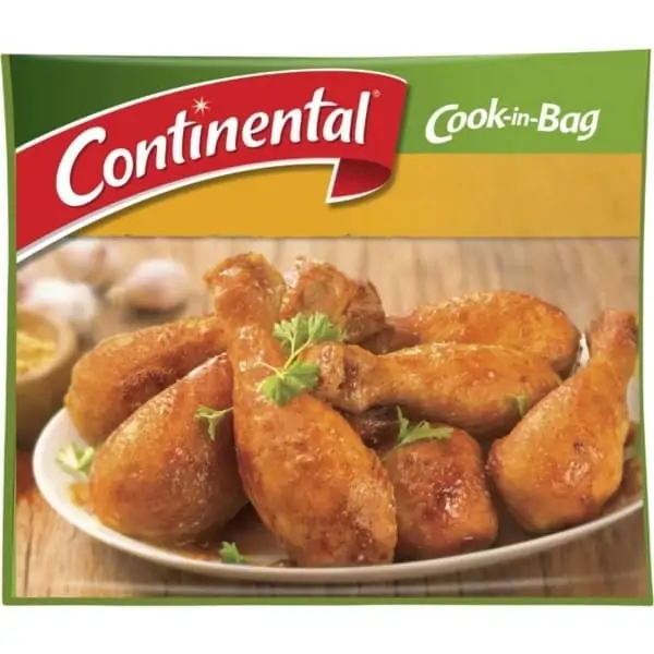 continental cook in bag recipe base honey bbq chicken 45g