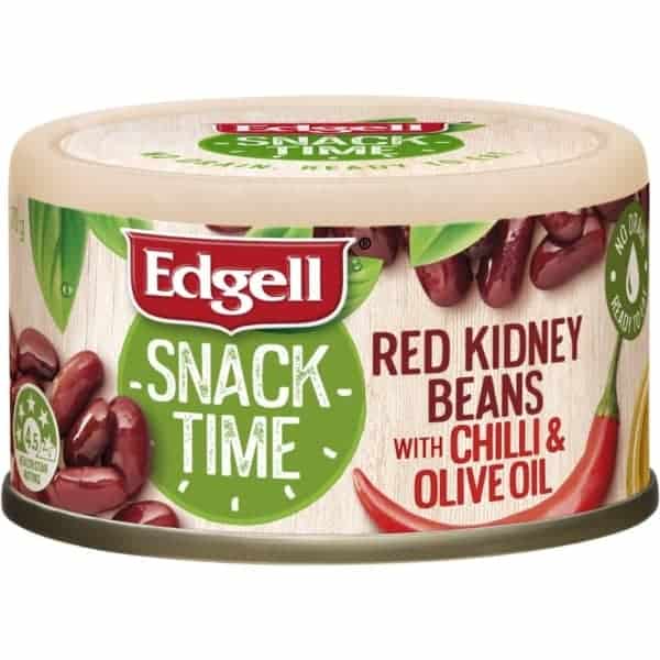 edgell snack time red kidney bean chili 70g