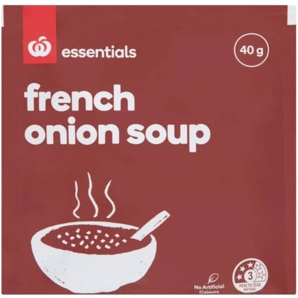 essentials packet soup mix french onion 40g
