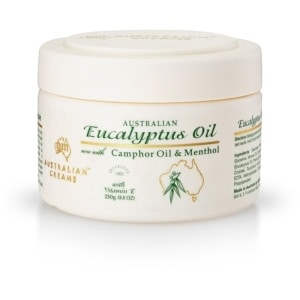 g m australian eucalyptus oil moisturising cream 250g