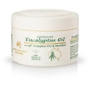 g m australian eucalyptus oil moisturising cream 250g