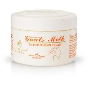 g m australian goats milk with manuka honey moisturising cream 250g