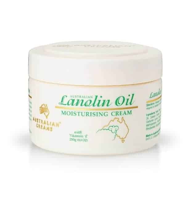 g m australian lanolin oil moisturising cream 250g