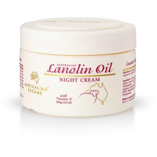 g m australian lanolin oil night cream 250g