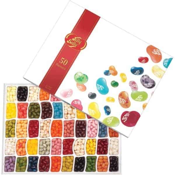 jelly belly 50 flavours gift box 600g