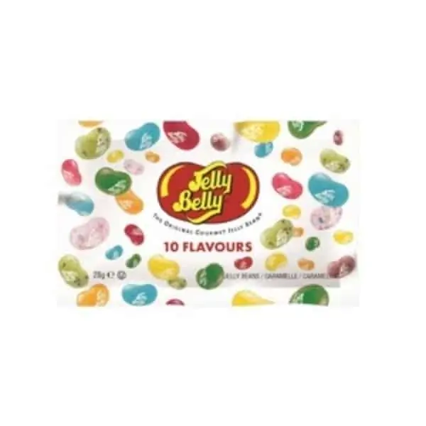 jelly belly assorted flavours jelly beans pouch 28g