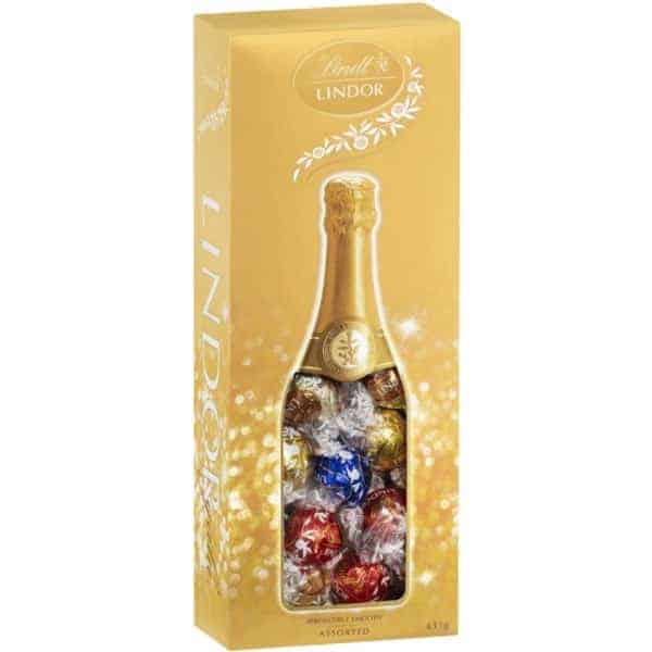 lindt lindor champagne gala box 433g