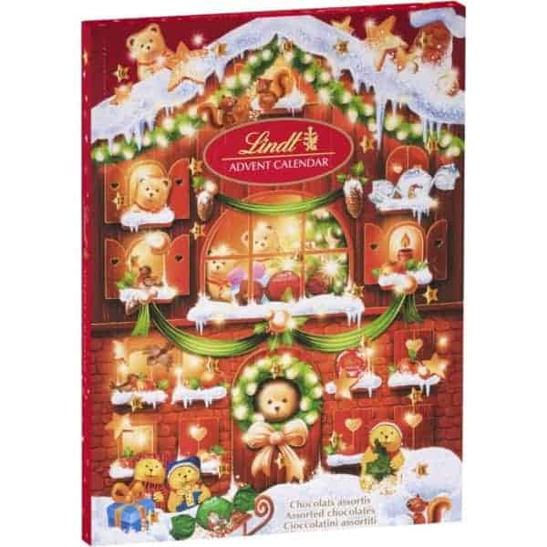 lindt teddy advent calendar 172g