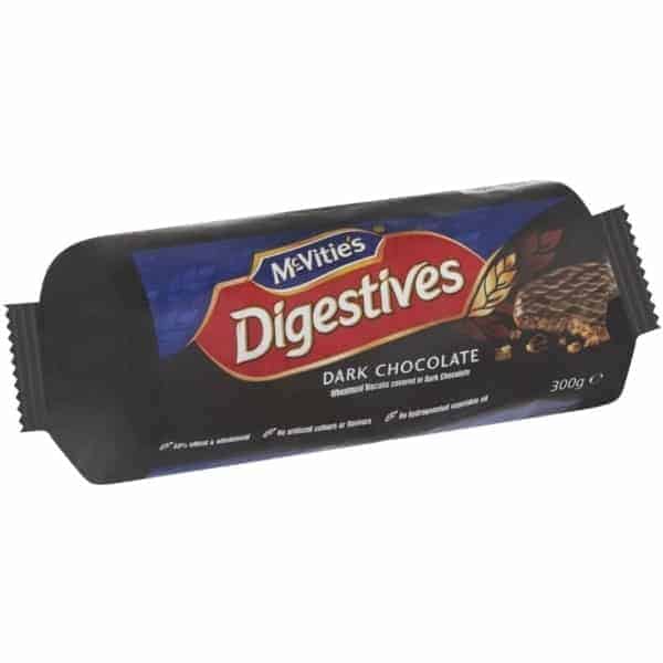 mcvities digestives biscuit dark chocolate 300g