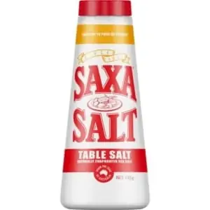 saxa table salt plain 750g