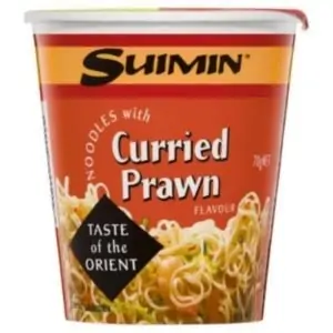 suimin curried prawn noodle cup 70g