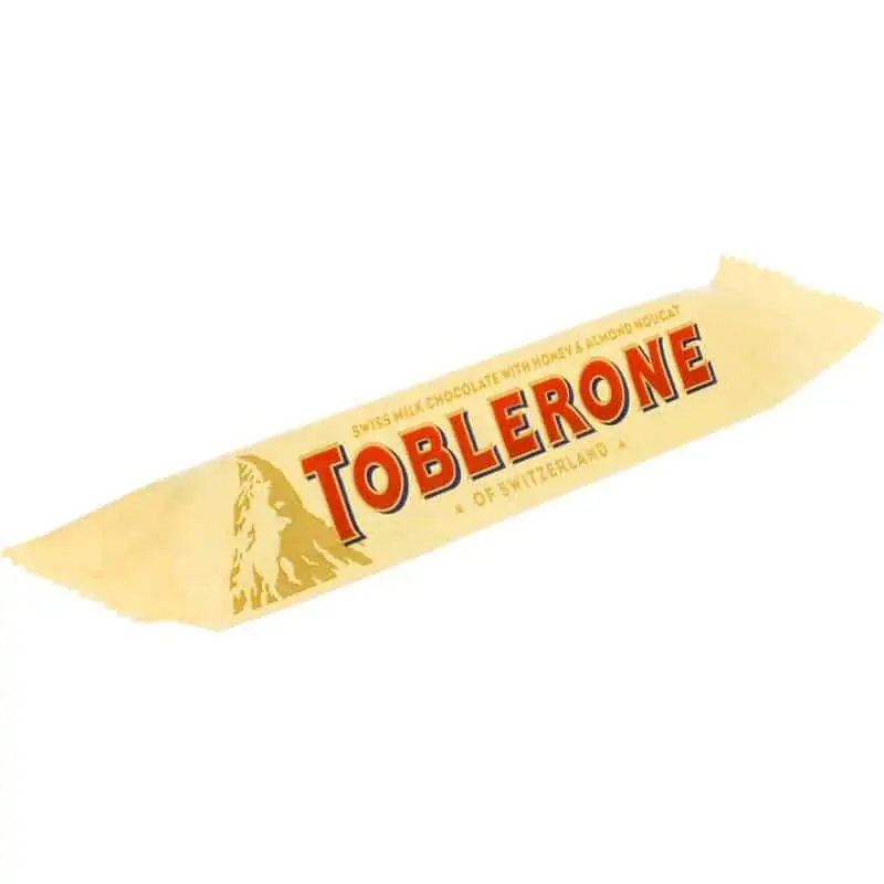 Buy Toblerone Milk Chocolate Bar 50g (Wholesale case $1.90 x 24 units)  Online, Worldwide Delivery