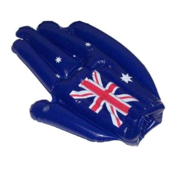 aussie flag inflatable hand