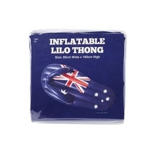 australia day inflatable lilo thong