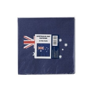 australia day napkins 16 pack