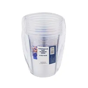 australian flag plastic cups 8 pack