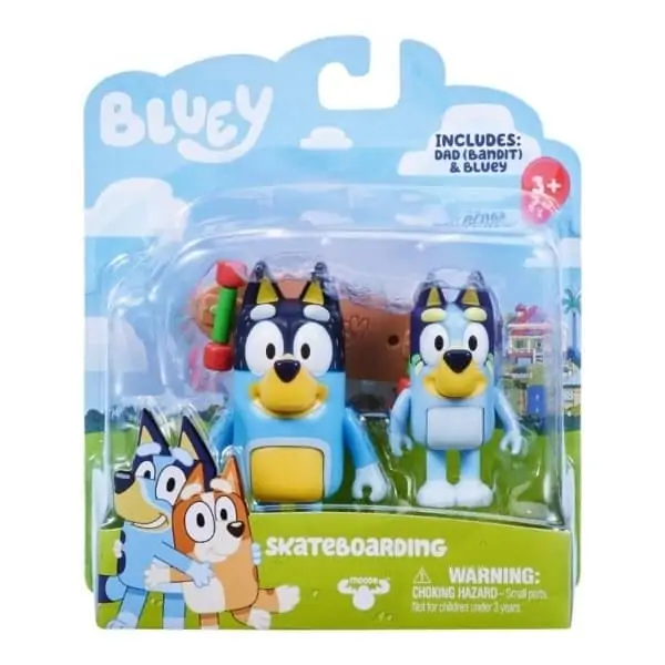 bluey figure 2 pack assorted