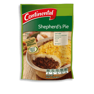 continental recipe base shepherds pie 50g