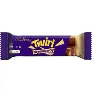 cadbury twirl breakaway bar 40g
