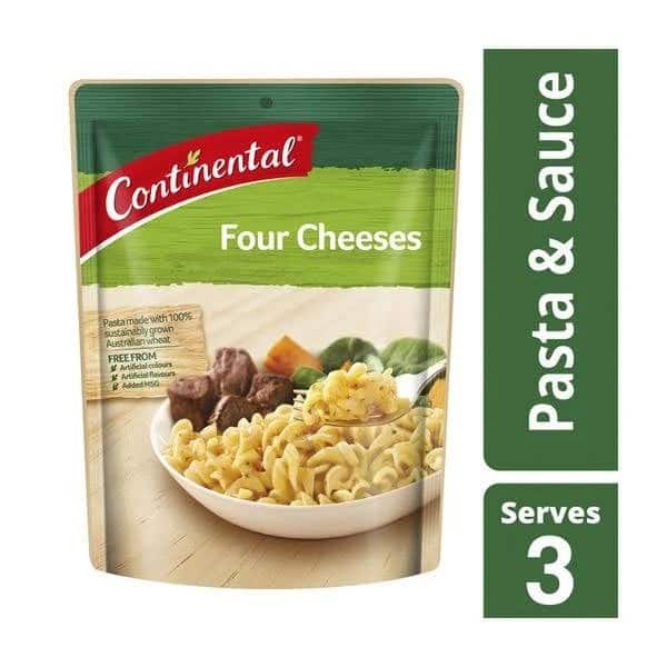 continental pasta sauce four cheeses 100g