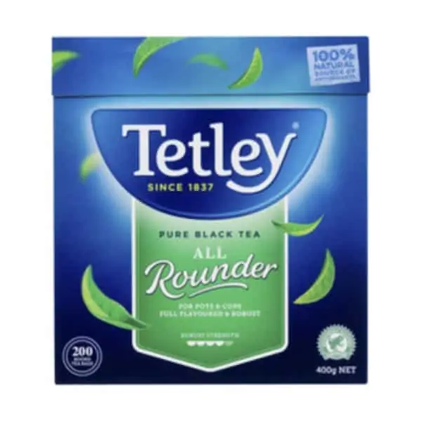 tetley all rounder pure black tea bags 200 pack