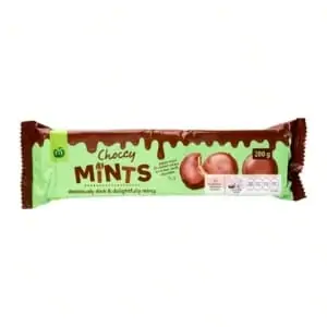 woolworths choccy mints biscuit 200g