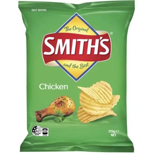 smiths crinkle cut chicken 170g