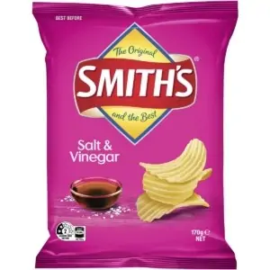 smiths crinkle cut salt vinegar 170g