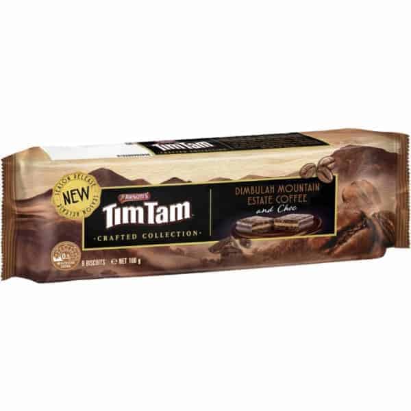 arnotts tim tam dimbulah mountain estate coffee choc 160g