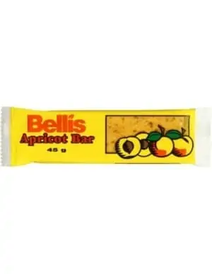 bellis bars apricot 45g