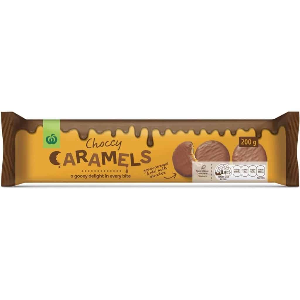 Buy Woolworths Choccy Caramels 200g Online Worldwide Delivery