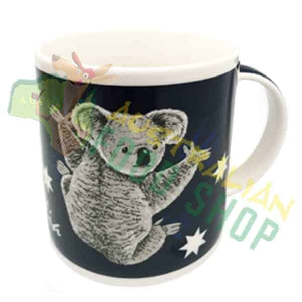 koala on aussie flag mug