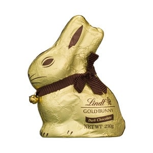lindt dark chocolate bunny 200g