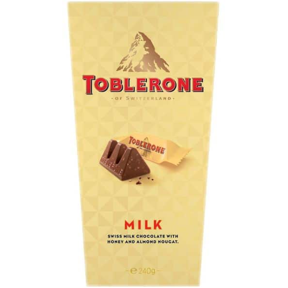 toblerone gift box milk chocolate 240g 1
