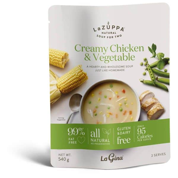 la zuppa soup pouch creamy chicken vegetable 540g