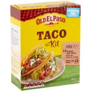 old el paso mexican sweet paprika taco kit 290g