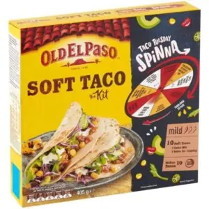 old el paso soft taco dinner kit 405g 1