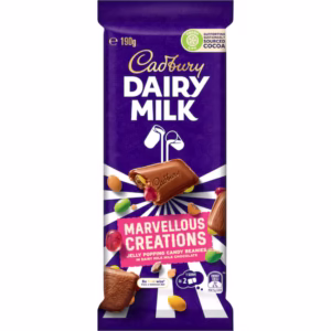 Cadbury Marvellous Creations Jelly Popping Candy Block 190g (Wholesale case $5.70 x 16 units)