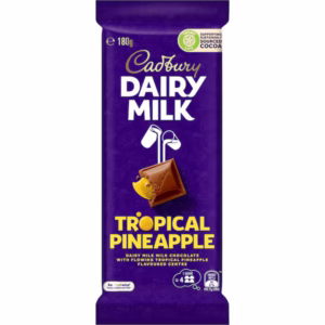 Cadbury Block Tropical Pineapple (Wholesale case $5.70 x 15 units)