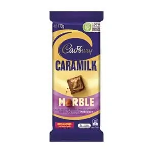 cadbury caramilk marble block