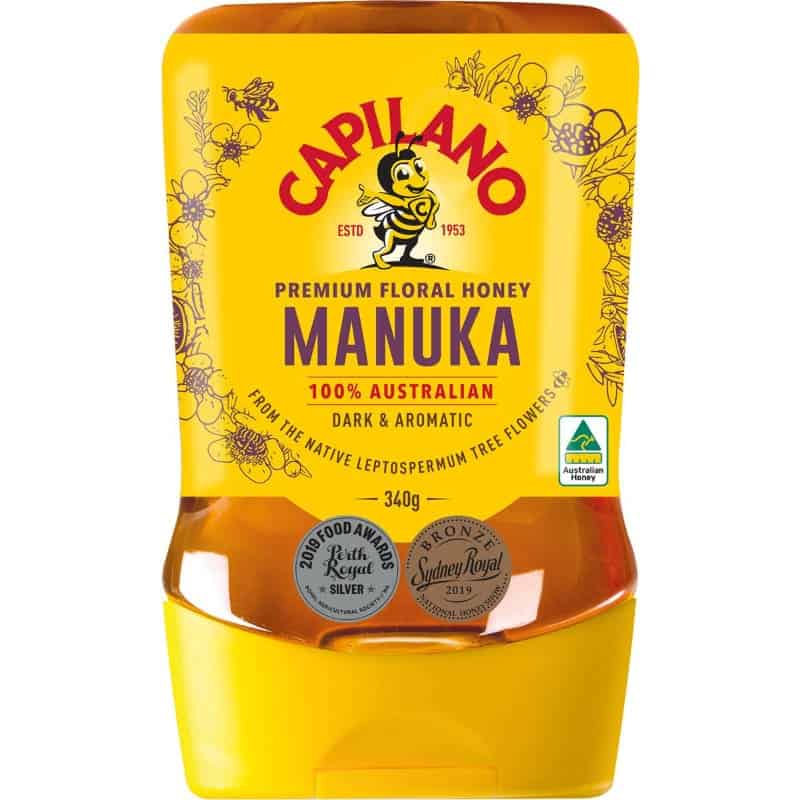 Buy Capilano 100 Pure Australian Honey Non Active Manuka Squeeze 340g