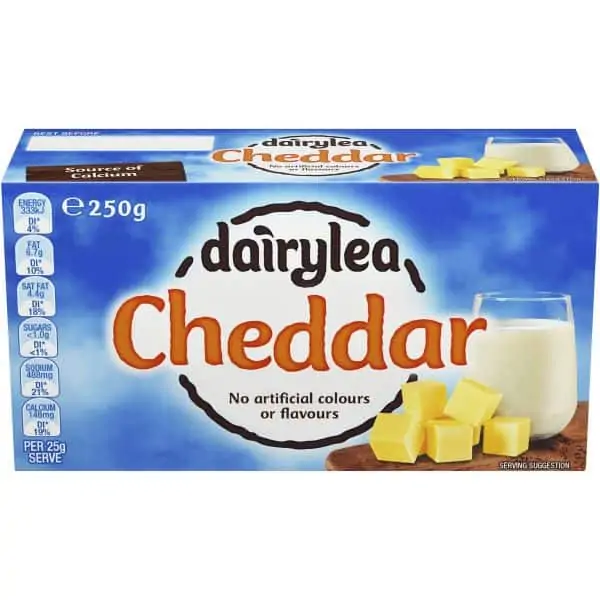 dairylea cheddar cheese 250g