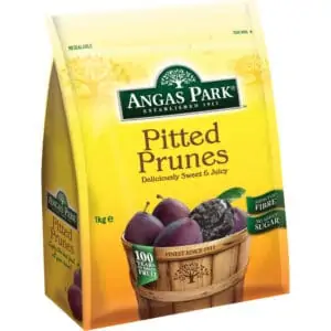 angas park prunes pitted 1kg