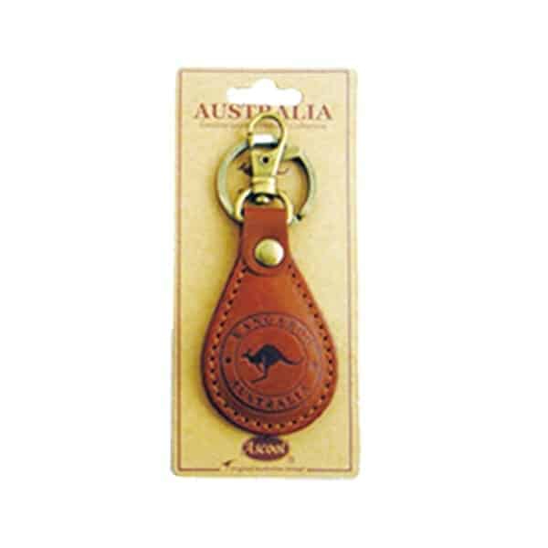 australia genuine leather keyring