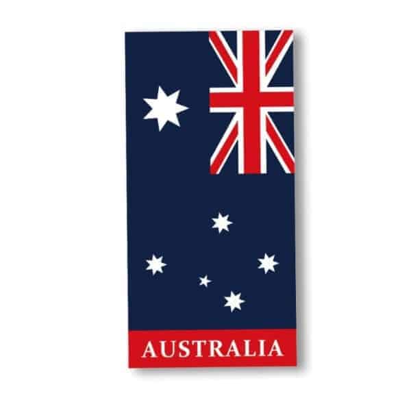 australian flag beach towel